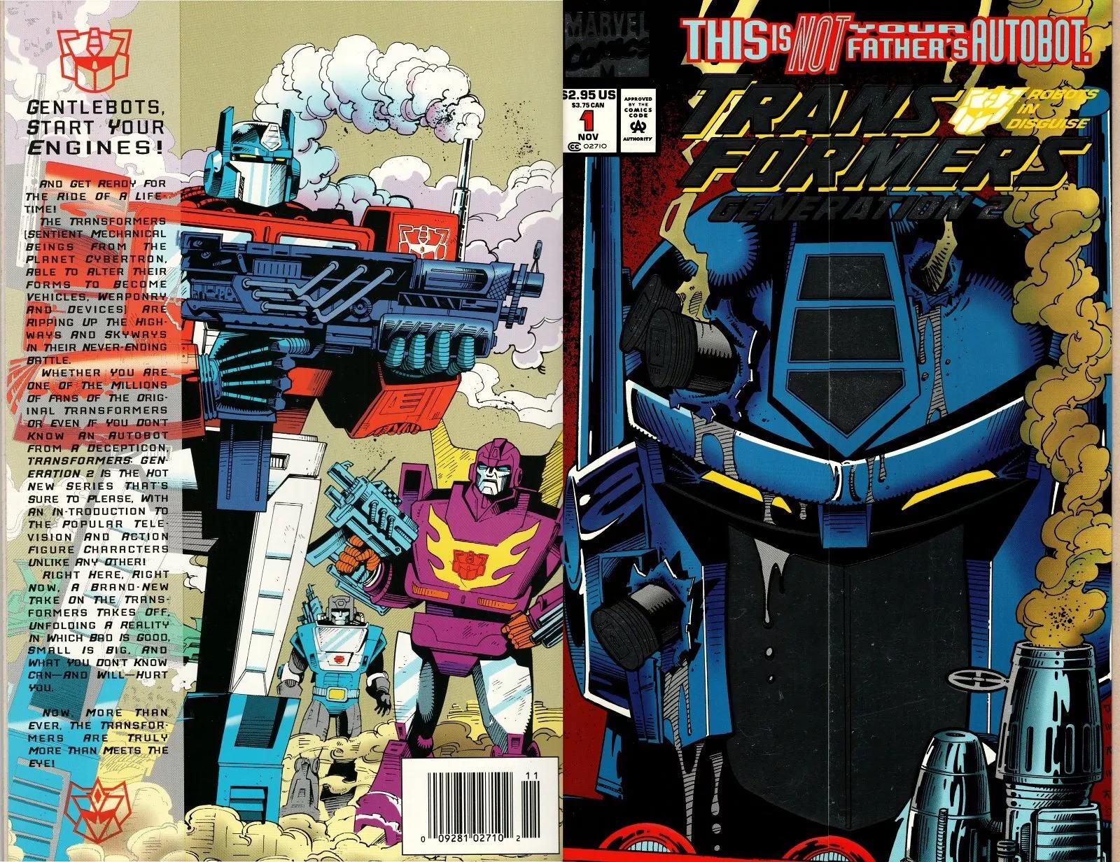 Transformers: Generation 2 [Newsstand] #1 (1993) Comic Books Transformers: Generation 2