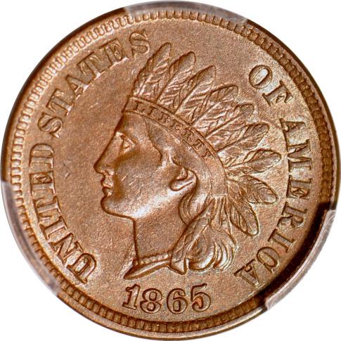 1865 [FS-304] Coins Indian Head Penny