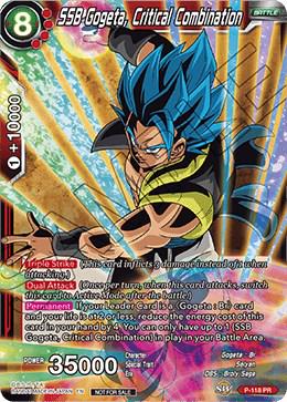 SSB Gogeta, Critical Combination [Foil] P-118 Dragon Ball Fusion World Promos