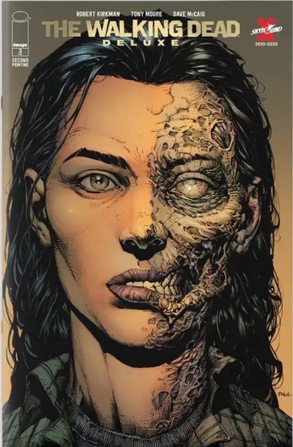 The Walking Dead Deluxe [2nd Print Gold Foil] #3 (2021) Comic Books Walking Dead Deluxe