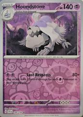 Houndstone [Reverse Holo] #106 Pokemon Scarlet & Violet Prices