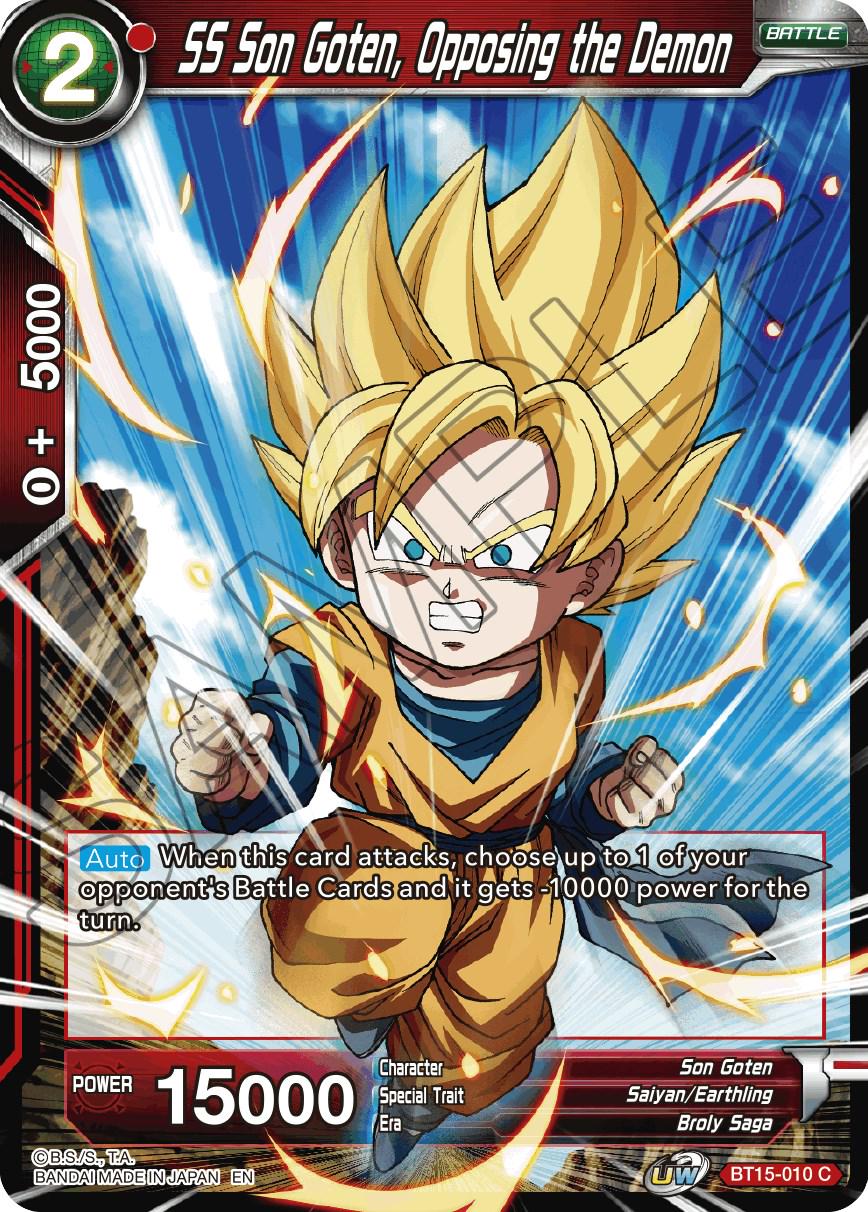 SS Son Goten, Opposing the Demon BT15-010 Dragon Ball Super Saiyan Showdown