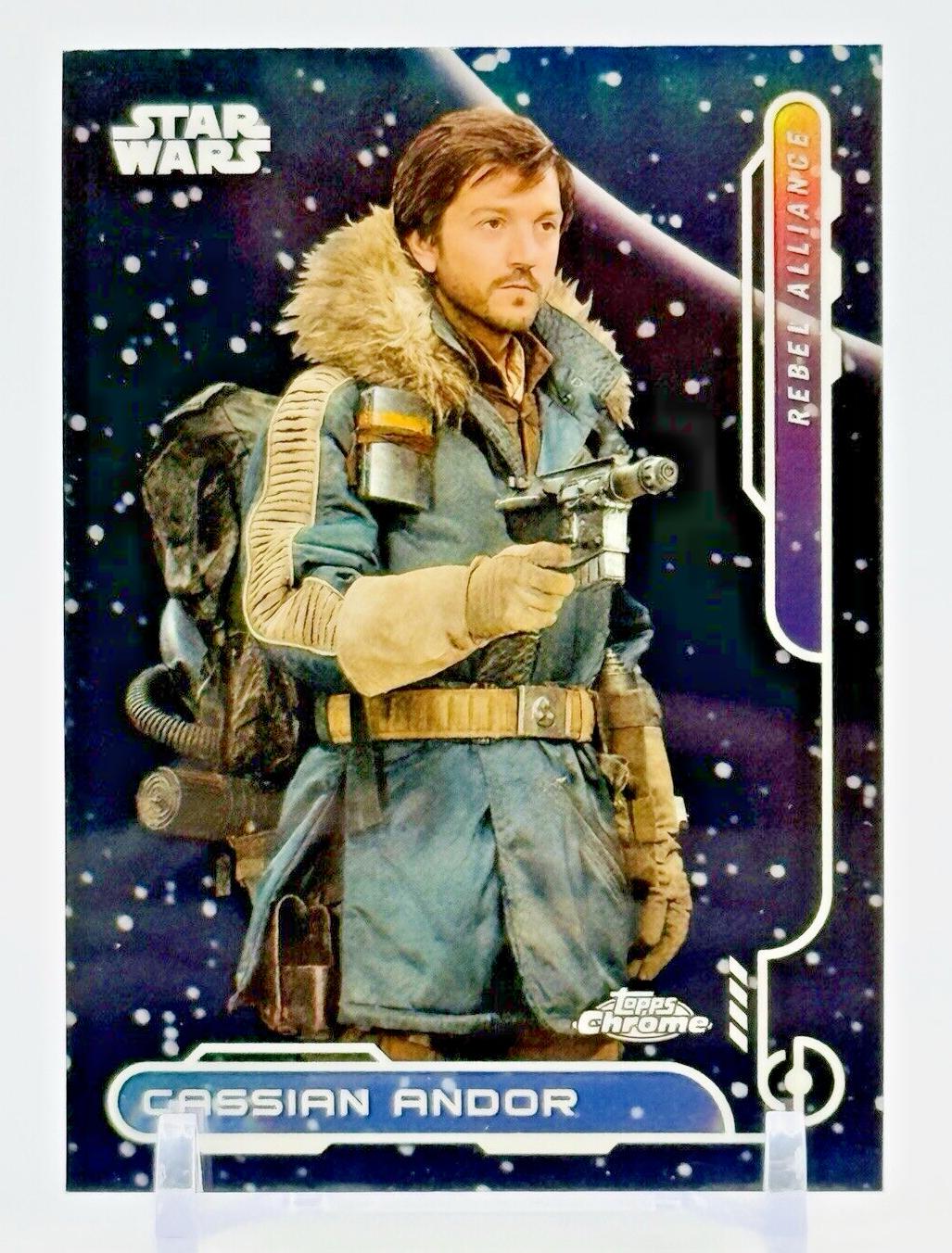 Cassian Andor [Rebel Alliance] #RA-7 Star Wars 2024 Topps Chrome Galactic Civil War