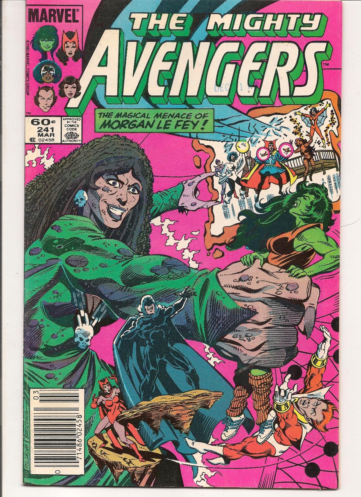 The Mighty Avengers [Newsstand] #241 (1984) Comic Books Mighty Avengers