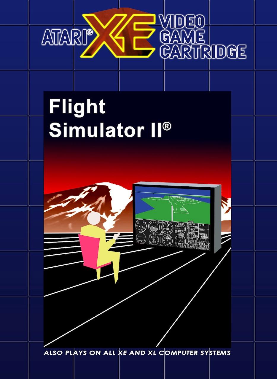 Flight Simulator II Atari XE