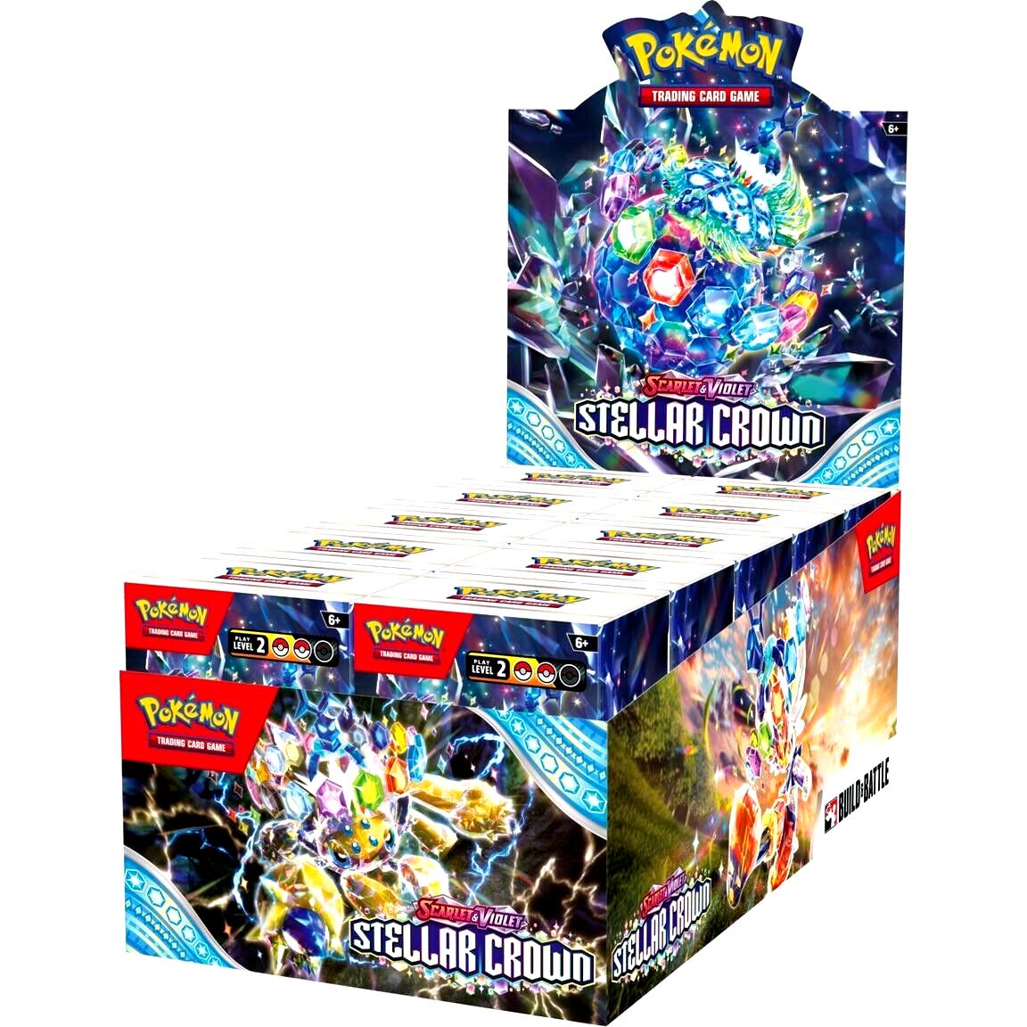 Build & Battle Display Box Pokemon Stellar Crown