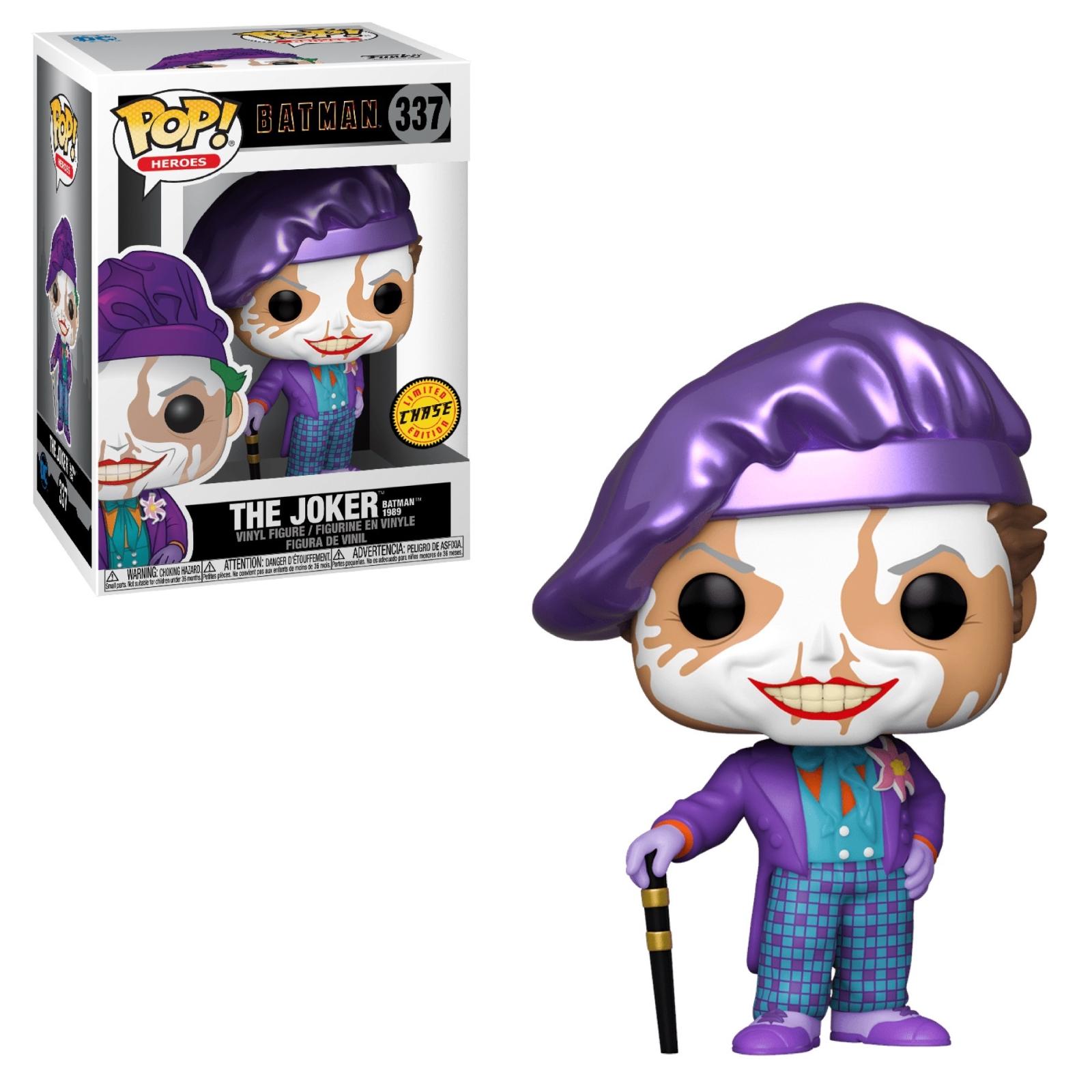 The Joker Batman 1989 [Chase] #337 Funko POP Heroes