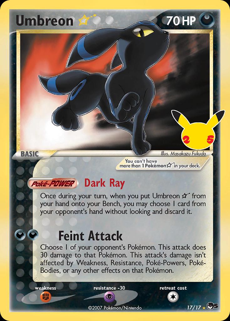 Umbreon #17 Pokemon Celebrations