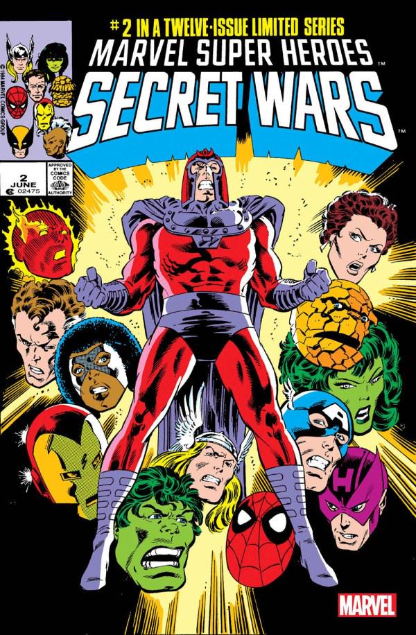 Marvel Super Heroes: Secret Wars [Facsimile Foil] #2 (2024) Comic Books Marvel Super Heroes Secret Wars Facsimile Edition