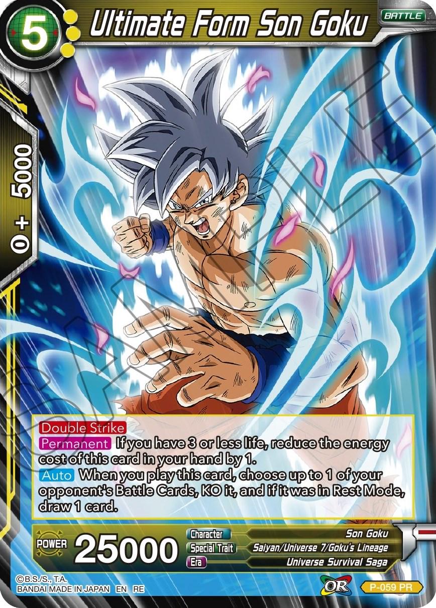 Ultimate Form Son Goku P-059 Dragon Ball Super Mythic Booster