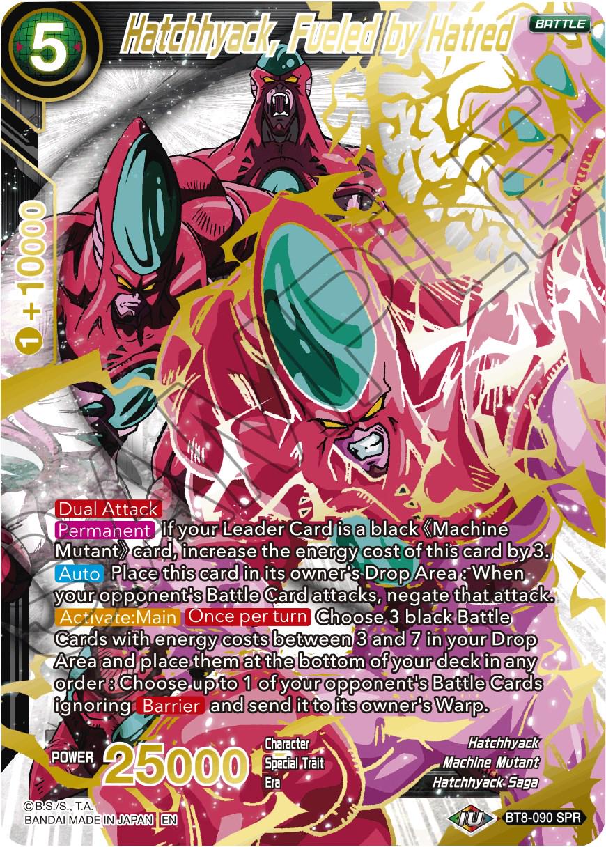 Hatchhyack, Fueled by Hatred [SPR] BT8-090 Dragon Ball Super Malicious Machinations