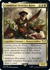 Commissar Severina Raine [Surge Foil] #112 Magic Warhammer 40,000 Prices