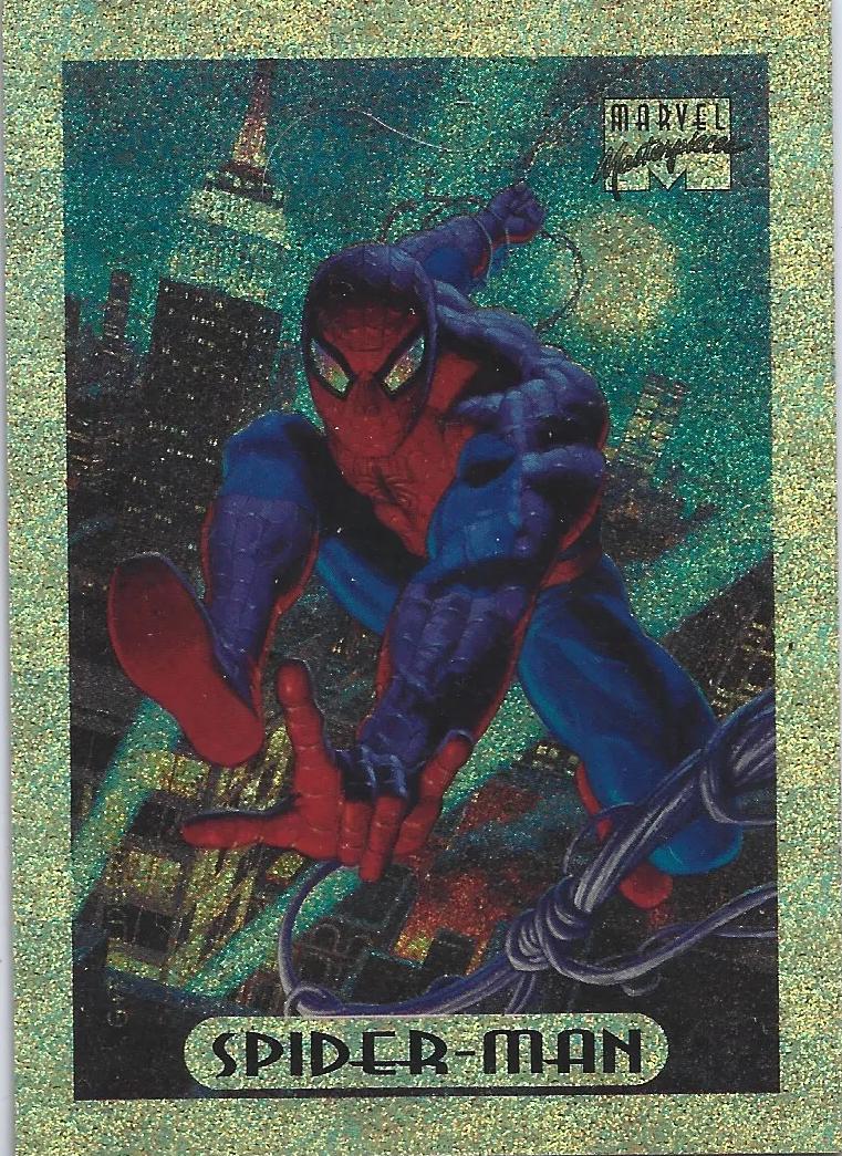 Spider-man [Gold Holofoil] #8 Marvel 1994 Masterpieces