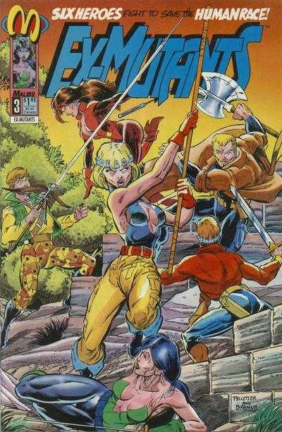 Ex-Mutants #3 (1993) Comic Books Ex-Mutants