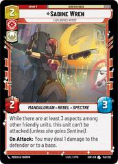 Sabine Wren [Foil] #142 Star Wars Unlimited: Spark of Rebellion Prices