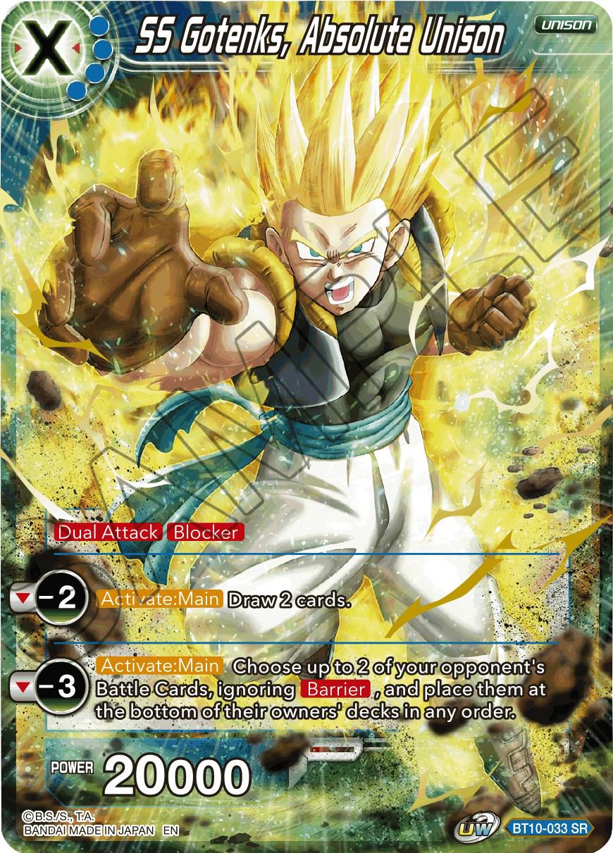 SS Gotenks, Absolute Unison BT10-033 Dragon Ball Super Rise of the Unison Warrior