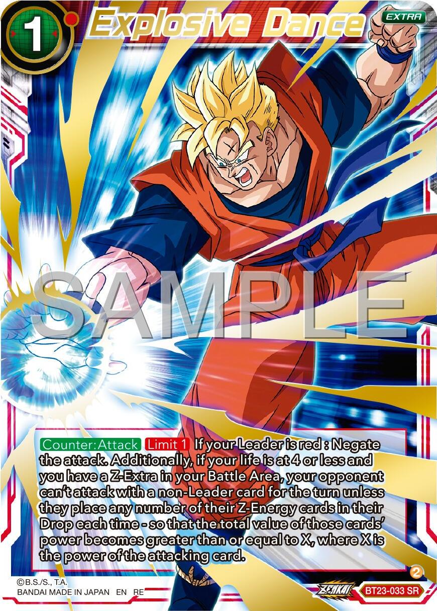 Explosive Dance [Reprint Foil] BT23-033 Dragon Ball Super Premium Anniversary Box 2024