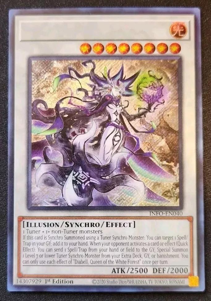 Diabell, Queen Of The White Forest [Misprint] INFO-EN040 YuGiOh The Infinite Forbidden