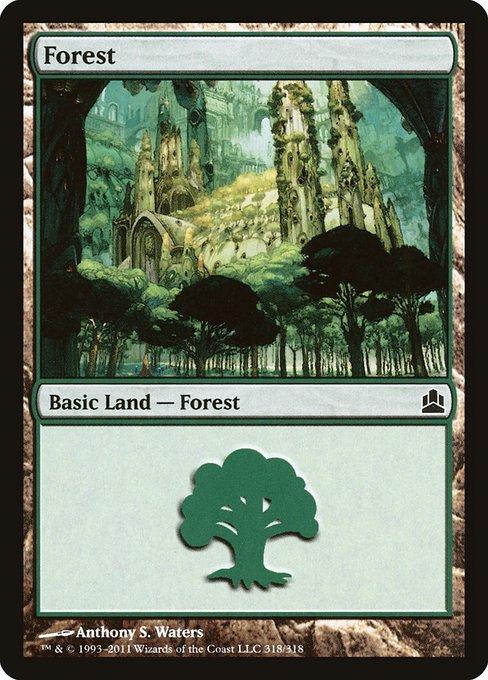 Forest #318 Magic Commander