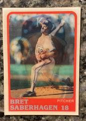 Bret Saberhagen #15 Baseball Cards 1988 Sportflics Prices