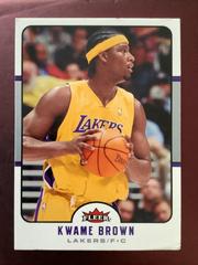 Kwame Brown #54 Basketball Cards 2006 Fleer Prices