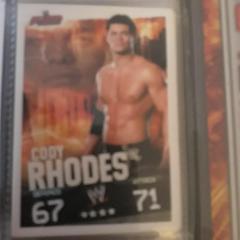 Cody Rhodes Wrestling Cards 2009 Topps WWE Slam Attax Prices