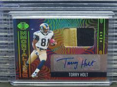 Torry Holt [Gold] #IJ-TH Football Cards 2021 Panini Illusions Immortalized Jersey Autographs Prices
