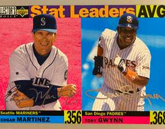 stat leaders avg #2 Baseball Cards 1995 Collector's Choice Se Prices