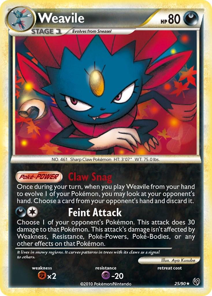 Weavile #25 Pokemon Undaunted