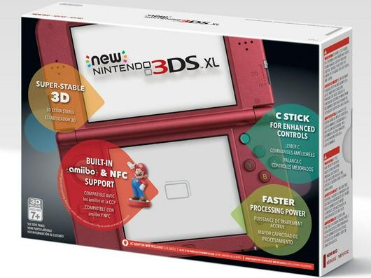 New Nintendo 3DS XL Red Cover Art