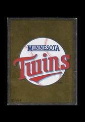 Twins Logo #130 Baseball Cards 1988 Panini Stickers Prices