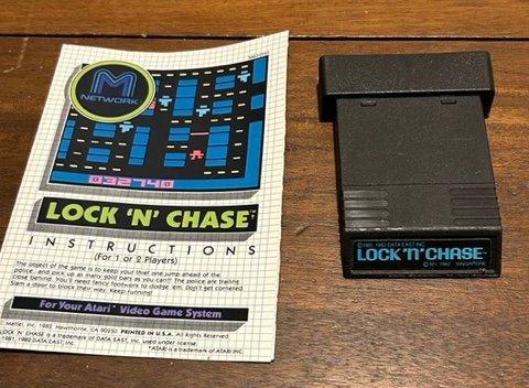 Lock 'N Chase | Item and Manual only | Atari 2600