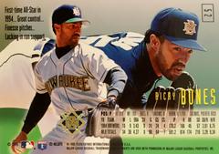 Rear | Ricky Bones Baseball Cards 1995 Emotion
