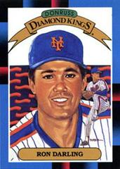 Ron Darling [Donruss Diamond Kings] #6 Baseball Cards 1988 Leaf Prices