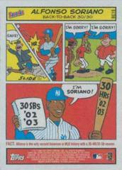 Alfonso Soriano #BC19 Baseball Cards 2004 Bazooka Comics Prices