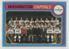 Capitals Team Hockey Cards 1979 Topps Prices