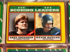 Scoring Leaders (G. Anderson, K. Butler) | Scoring Leaders [G.Anderson, K.Butler] Football Cards 1986 Topps