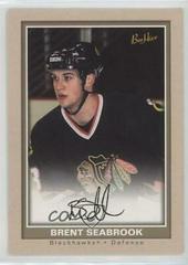 Brent Seabrook [Beige] #122 Hockey Cards 2005 Upper Deck Bee Hive Prices