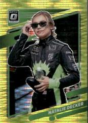 Natalie Decker [Gold Pulsar] #25 Racing Cards 2022 Panini Donruss Nascar Optic Prices