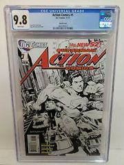 Action Comics [Sketch Cover] Comic Books Action Comics Prices