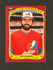 Jeff Reardon #94 Baseball Cards 1986 Fleer Star Stickers Prices