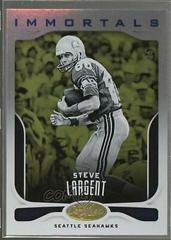 Steve Largent [Mirror Gold] #117 Football Cards 2017 Panini Certified Prices