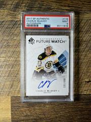 Charlie McAvoy [Future Watch Black Silver Ink Autograph] #116 Hockey Cards 2017 SP Authentic Prices