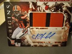 Nick Chubb [Jumbo Patch Autograph] #130 Football Cards 2018 Panini Origins Prices