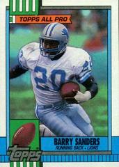 Barry Sanders Football Cards 1990 Topps Prices