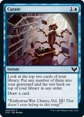 Curate [Foil] Magic Strixhaven School of Mages Prices