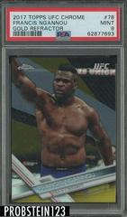 Francis Ngannou [Refractor] Ufc Cards 2017 Topps UFC Chrome Prices