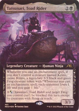 Tatsunari, Toad Rider [Extended Art] #461 Prices | Magic Kamigawa: Neon ...