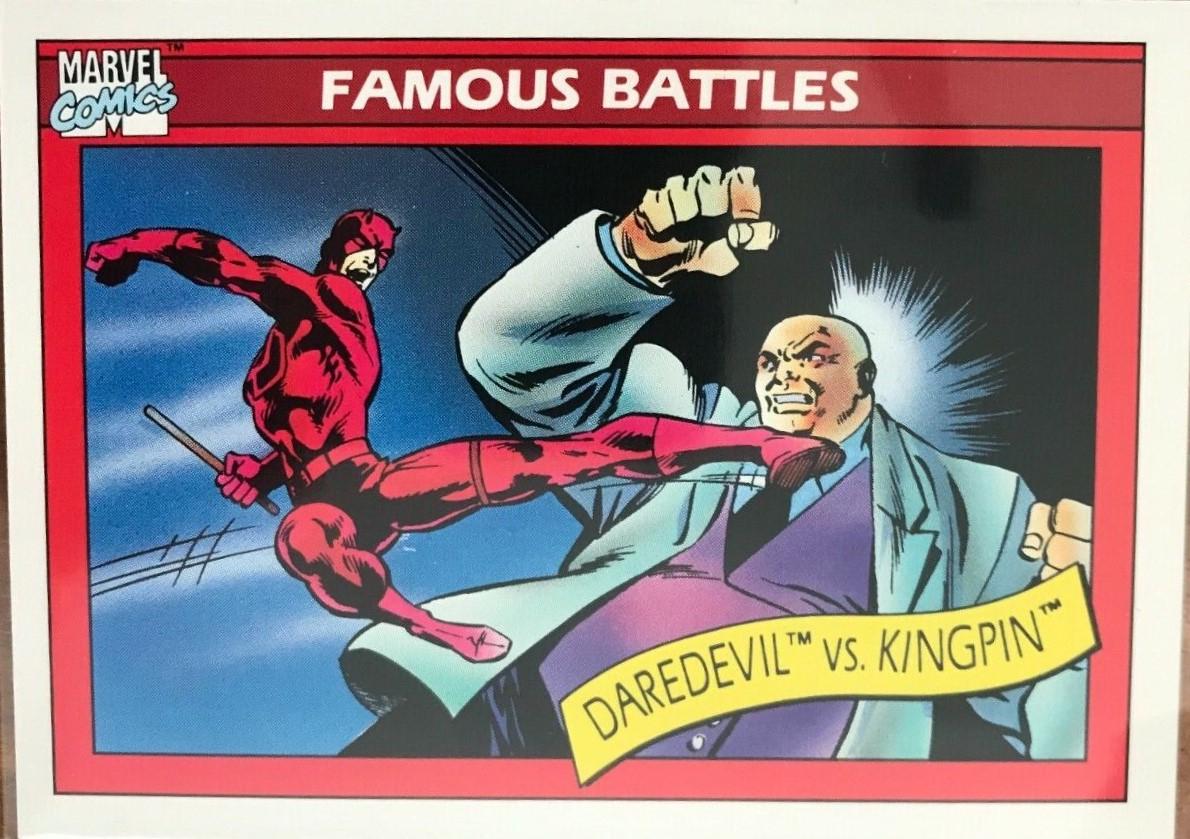 Daredevil vs. Kingpin #95 Marvel 1990 Universe