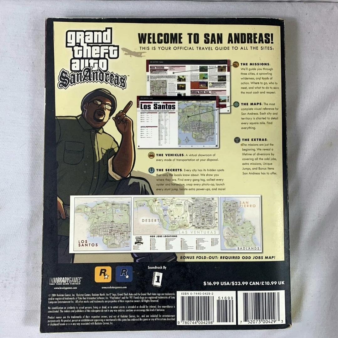 Grand Theft Auto San Andreas Bradygames Prices Strategy Guide Compare Loose Cib And New Prices 1763